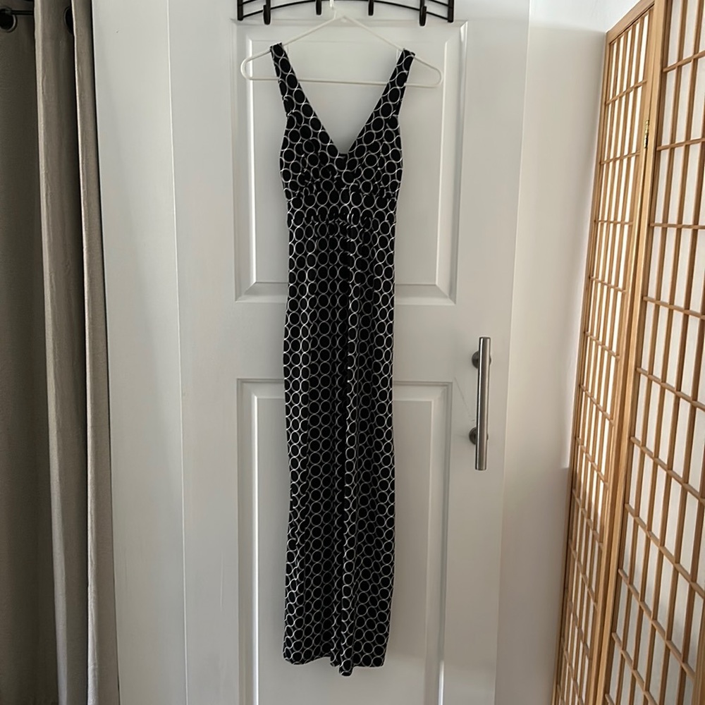 Black and White Maxi Dress